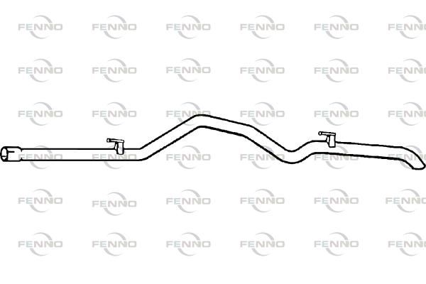 Rura wydechowa FENNO P3700