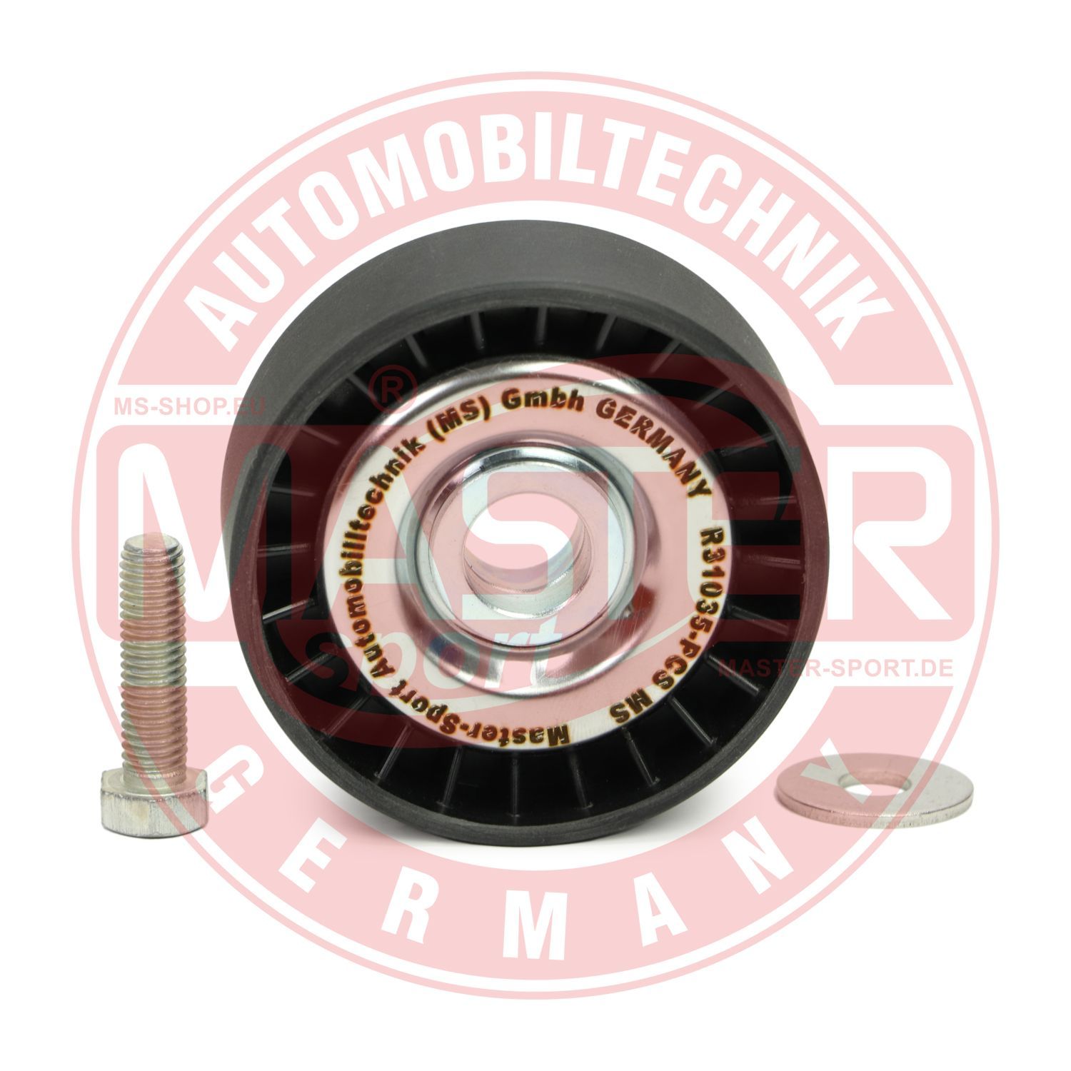 Rolka napinacza, pasek klinowy wielorowkowy MASTER-SPORT GERMANY R31035-PCS-MS