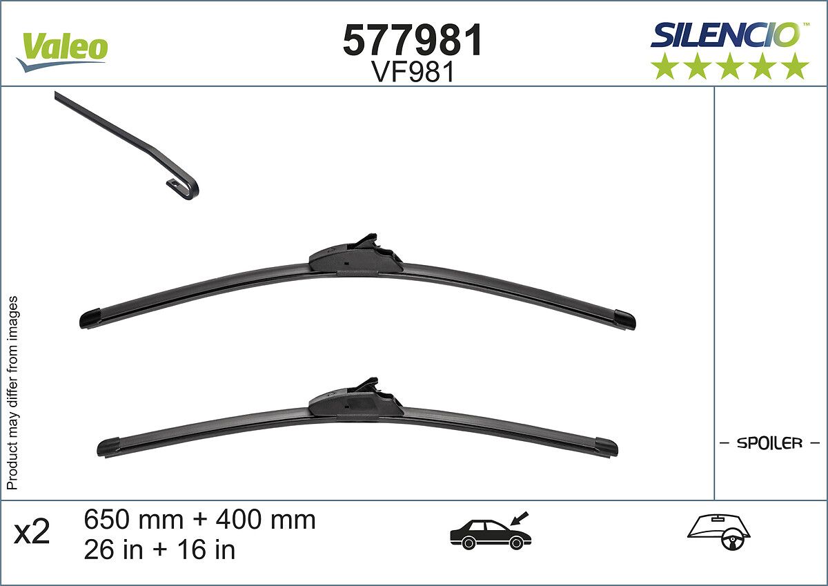 Pióro wycieraczki VALEO 577981