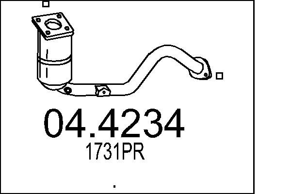Katalizator MTS 04.4234