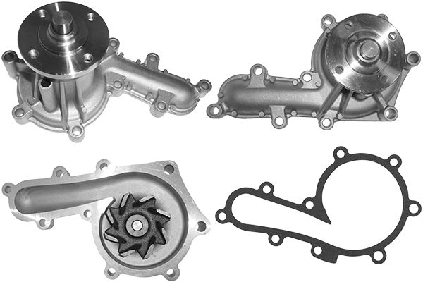 Pompe à eau, refroidissement du moteur