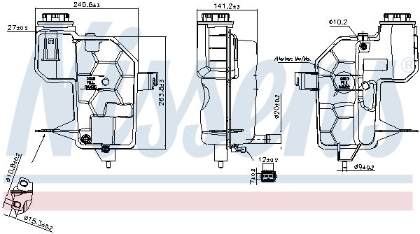 Vase d'expansion, liquide de refroidissement