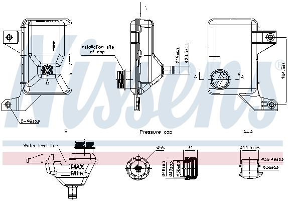 Vase d'expansion, liquide de refroidissement