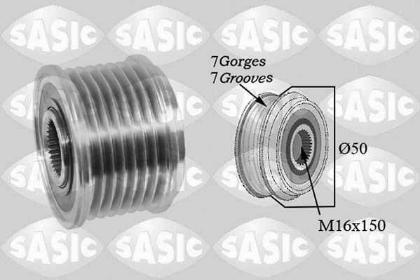 Alternator - sprzęgło jednokierunkowe SASIC 1676022
