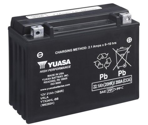 startovací baterie YUASA YTX24HL-BS