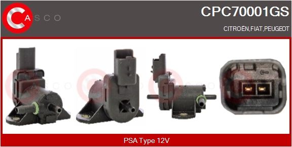 Měnič tlaku, výfukový systém CASCO CPC70001GS