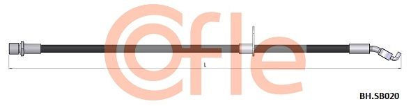 Przewód hamulcowy elastyczny COFLE 92.BH.SB020