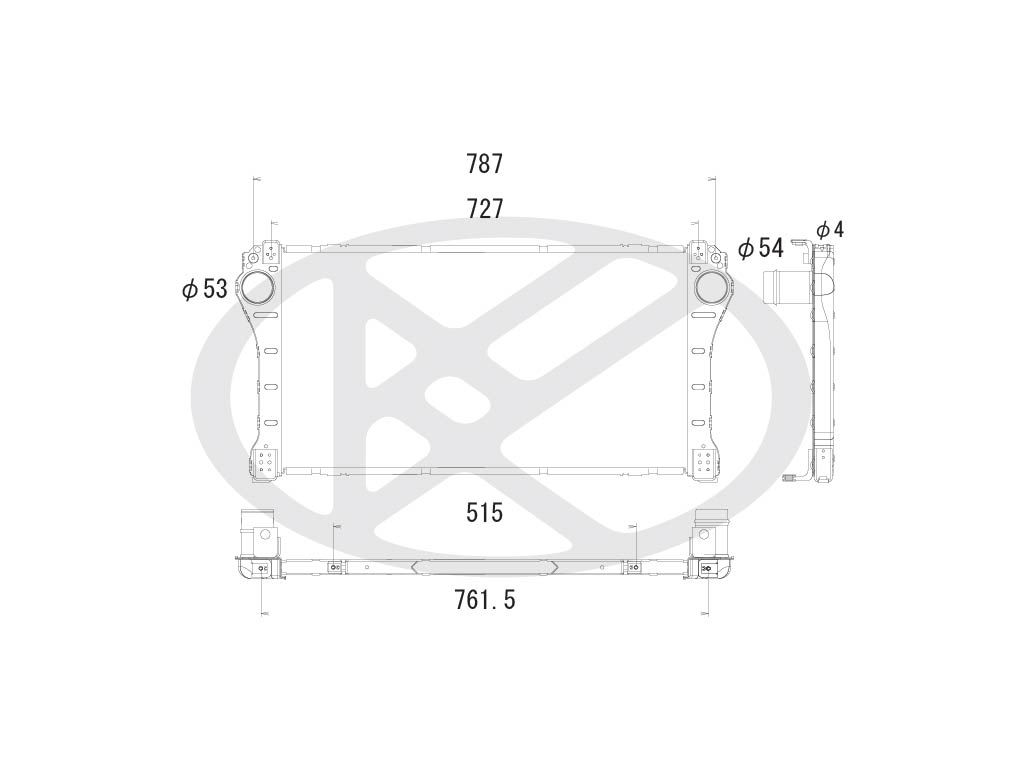 Intercooler, compresor KOYORAD IA010164