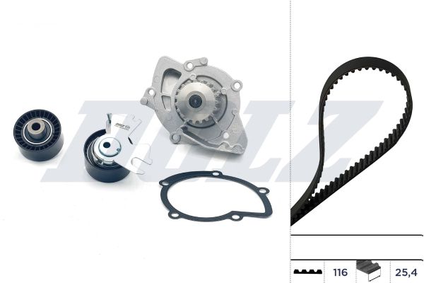 Veepump + hammasrihmakomplekt