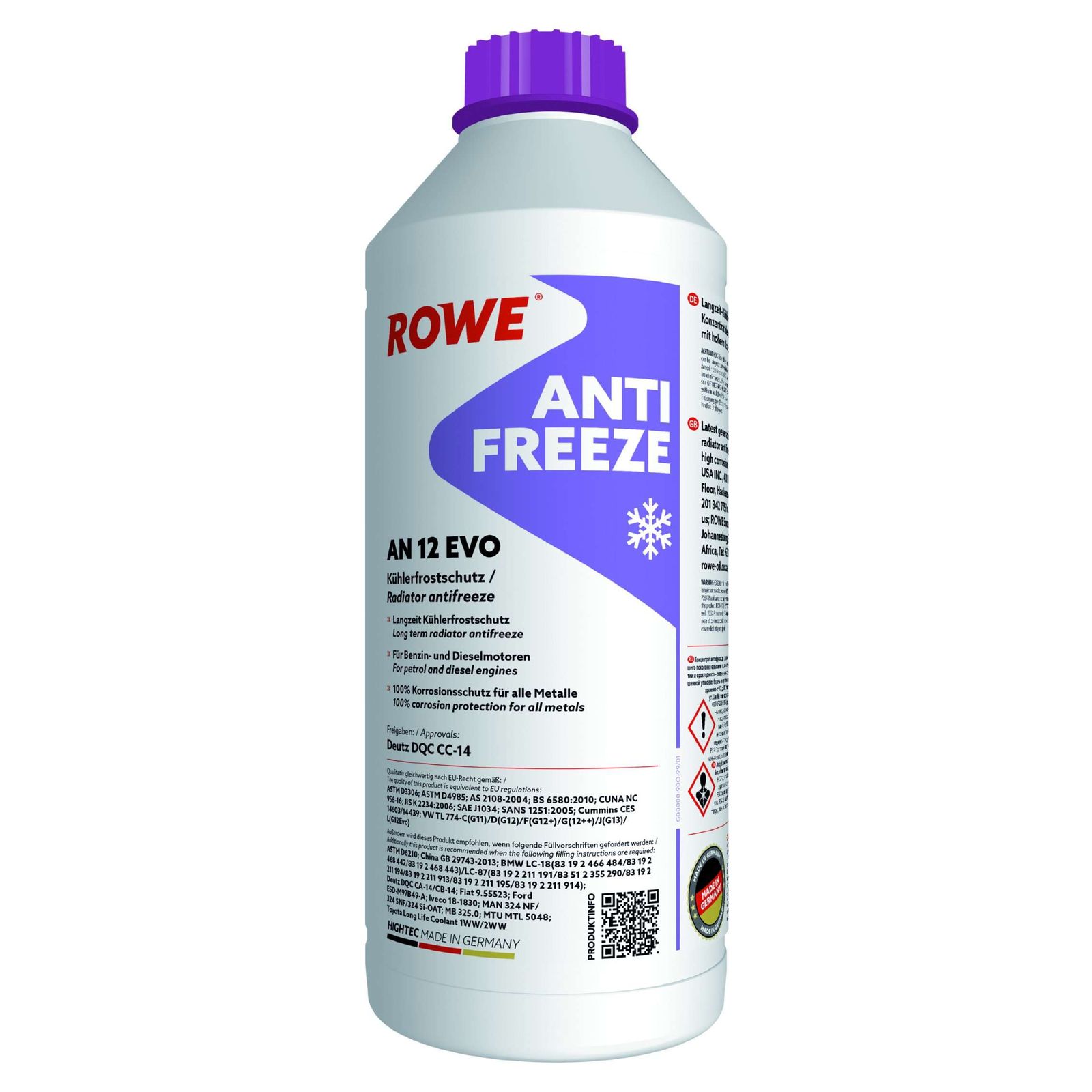 Antigel ROWE HIGHTEC ANTIFREEZE AN 12 EVO 21080-0015-99