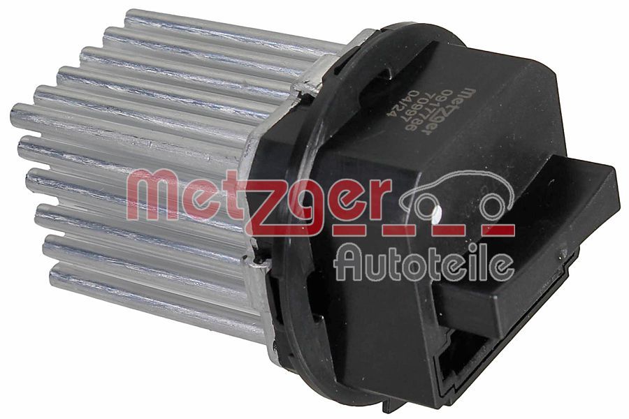 Opornik, wentylator wewnętrzny METZGER AUTOTEILE 0917786