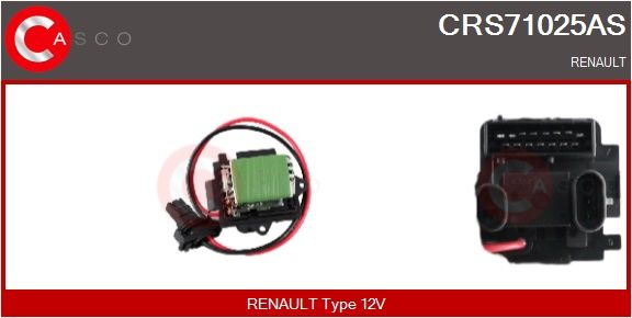 Odpor, vnitřní tlakový ventilátor CASCO CRS71025AS