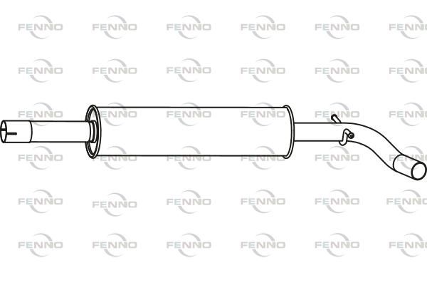 Tłumik środkowy FENNO P55027
