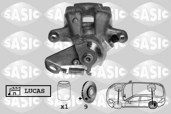 Zacisk hamulca SASIC 6500034