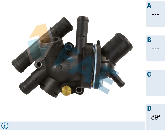 termostat,lichid racire FAE 5322789