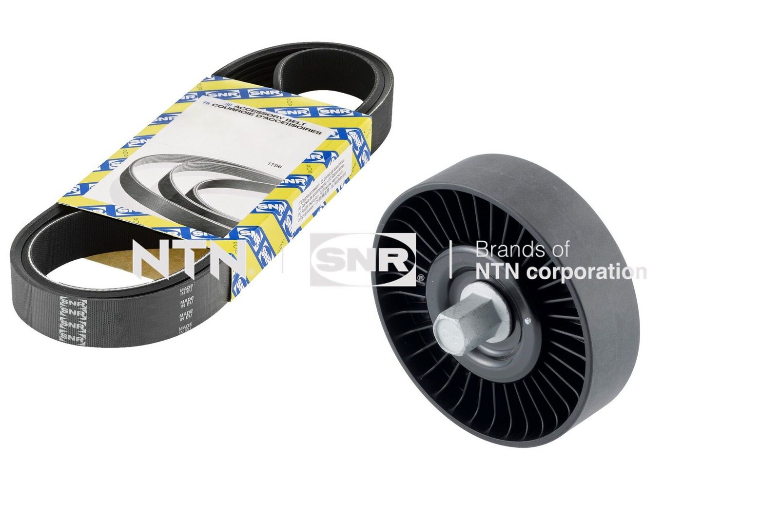 Set curea transmisie cu caneluri SNR KA884.02