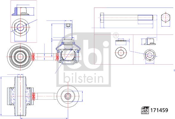 Drążek / wspornik, stabilizator FEBI BILSTEIN 184868