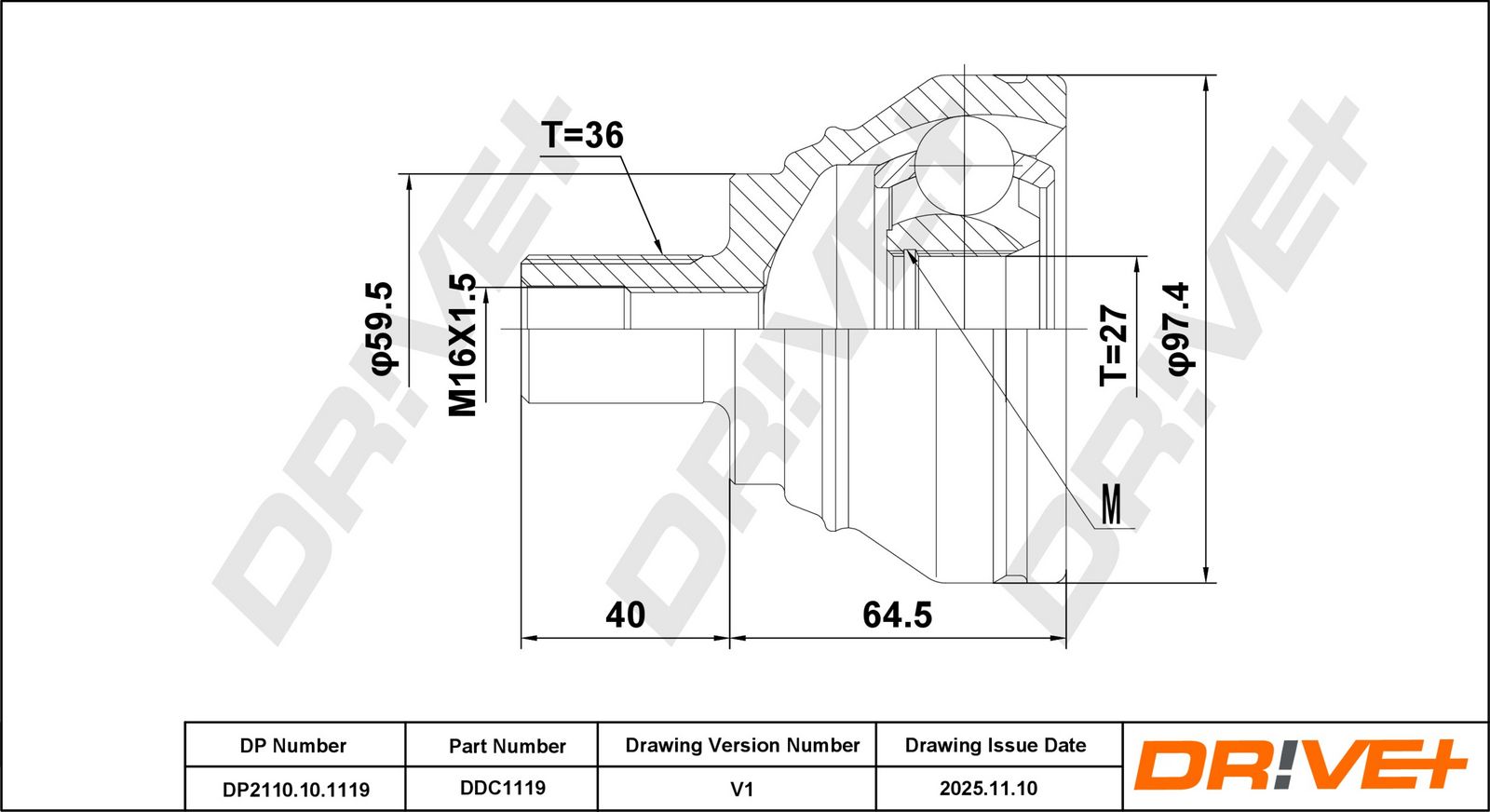Set articulatie, planetara Dr!ve+ DP2110.10.1119