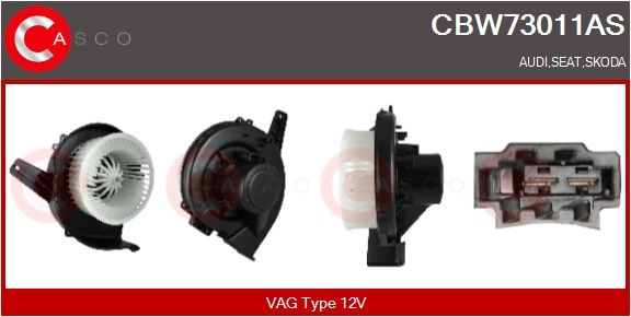vnitřní ventilátor CASCO CBW73011AS