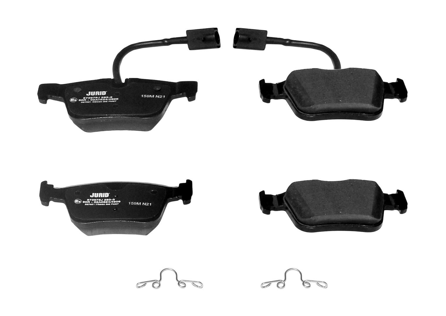 set placute frana,frana disc JURID 573978J