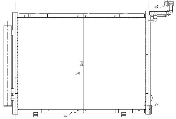 Condensator, climatizare MTR 13054721