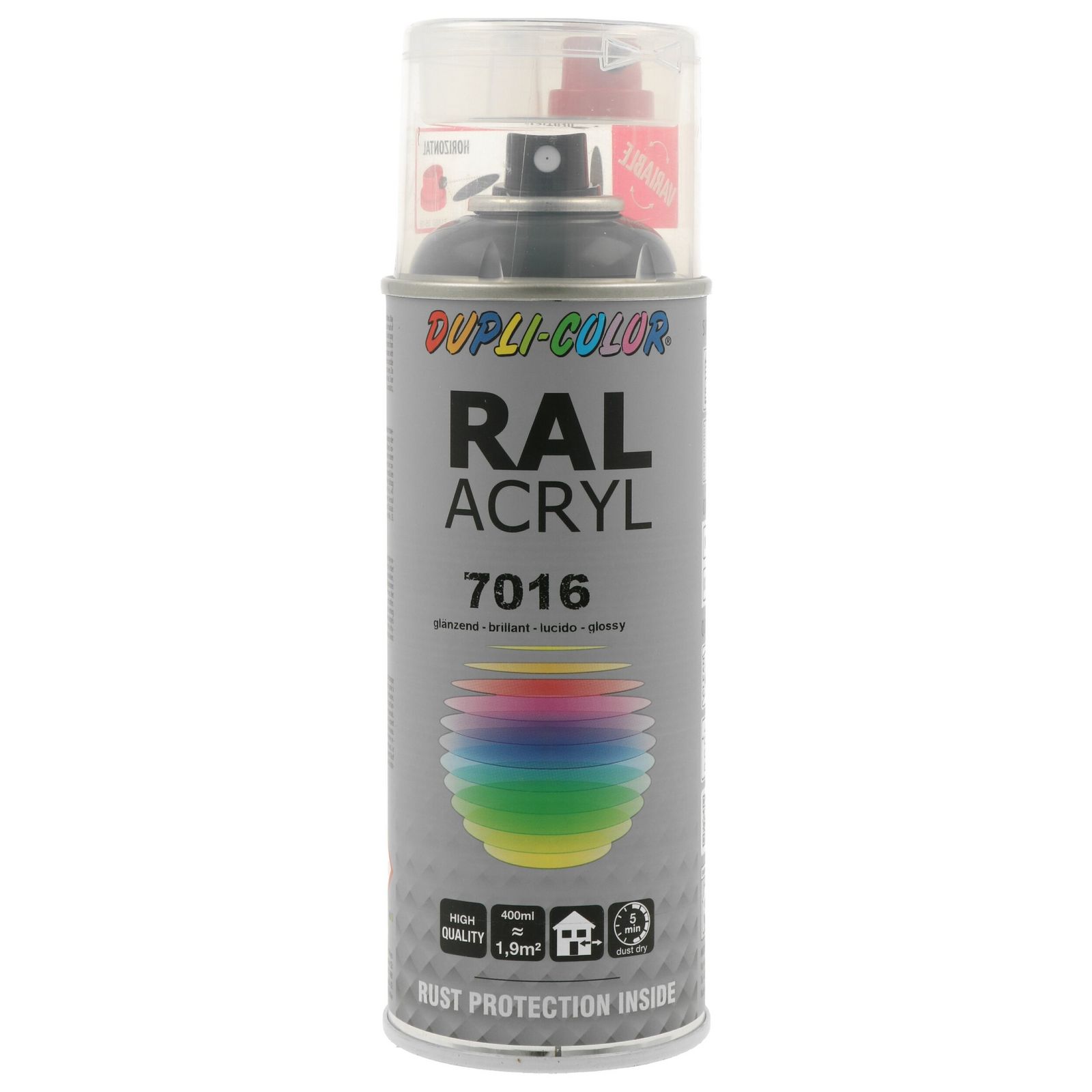 vopsea DUPLI COLOR RAL ACRYL RAL 7016 anthracite grey gloss 400 ml 363511