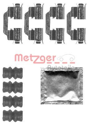 Set accesorii, placute frana METZGER 109-1832