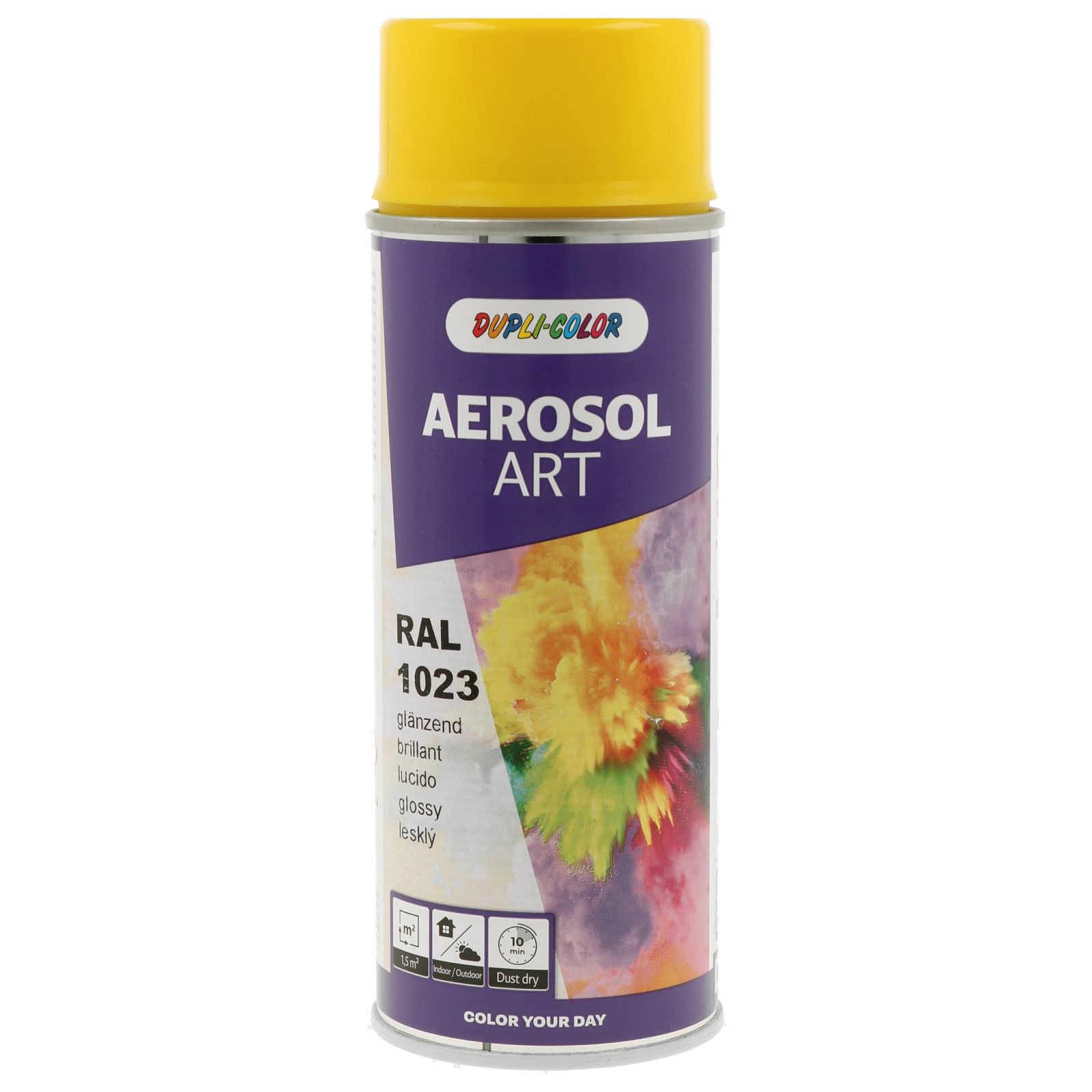 vopsea DUPLI COLOR AEROSOL ART RAL 1023 traffic yellow gloss 400 ml 741029