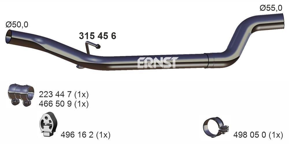 Racord evacuare ERNST 315456