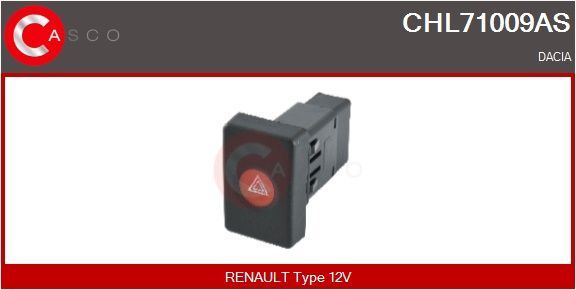 Levně Vypínač výstražných blikačů CASCO CHL71009AS