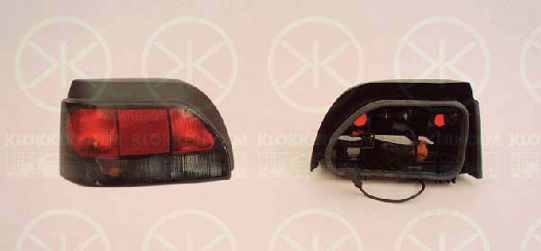 Szkło lampy, lampa tylna zespolona KLOKKERHOLM 60310753