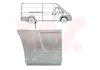 Panou lateral VAN WEZEL 1652142