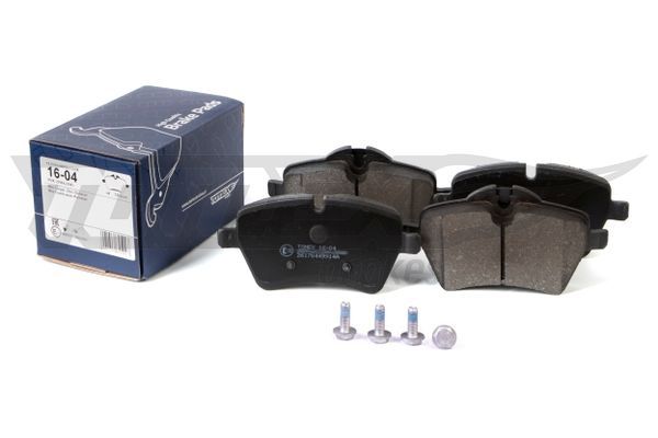 Levně Sada brzdových destiček, kotoučová brzda TOMEX Brakes 16-04