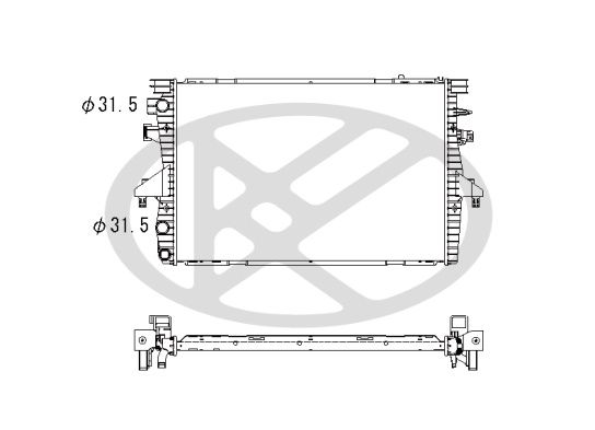 Radiator, racire motor KOYORAD PL452396R