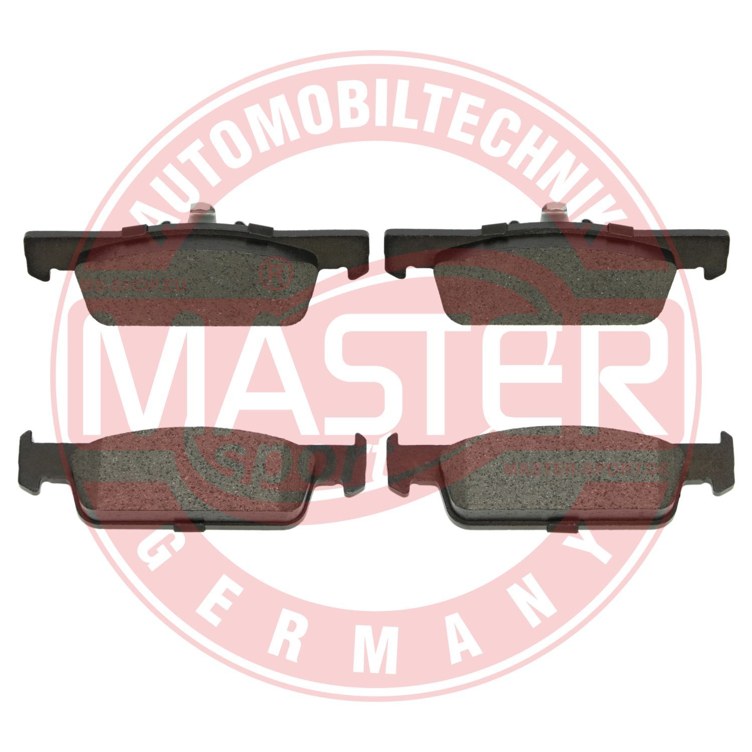 Zestaw klocków hamulcowych, hamulce tarczowe MASTER-SPORT GERMANY 13046072982T-SET-MS