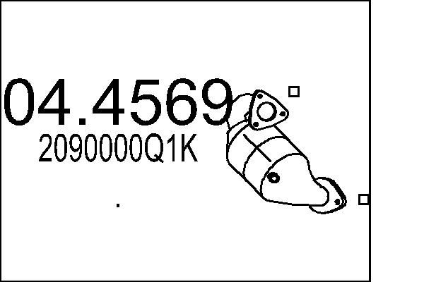 Katalizator MTS 2090000Q1K
