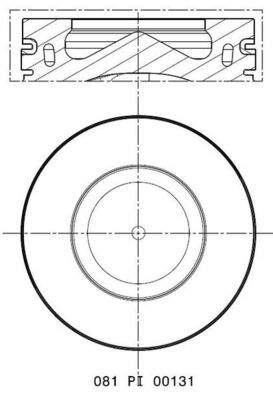 Tłok MAHLE 081 PI 00131 000