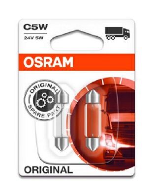 Żarówka, oświetlenie tablicy rejestracyjnej AMS-OSRAM 6423-02B
