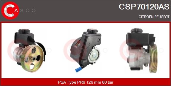 Hydraulické čerpadlo, řízení CASCO CSP70120AS