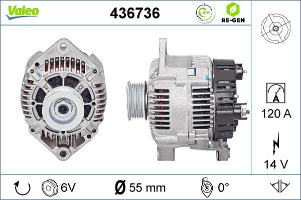 Alternator VALEO 436736