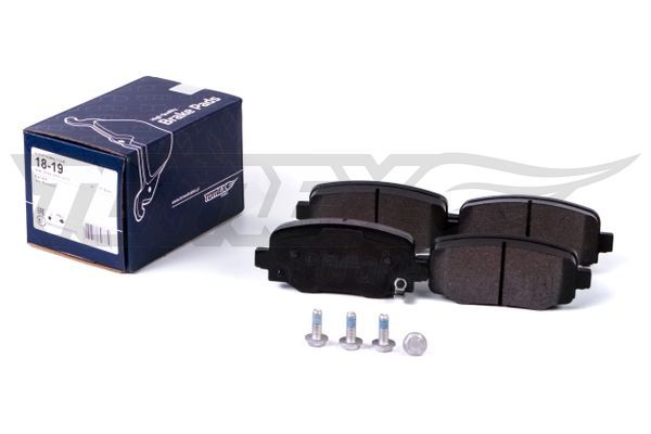 Levně Sada brzdových destiček, kotoučová brzda TOMEX Brakes 18-19