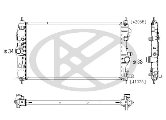 Radiator, racire motor KOYORAD PL463572