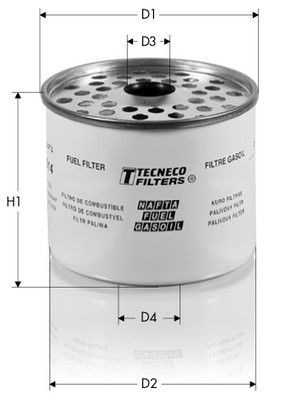Filtr paliwa TECNECO FILTERS GS014