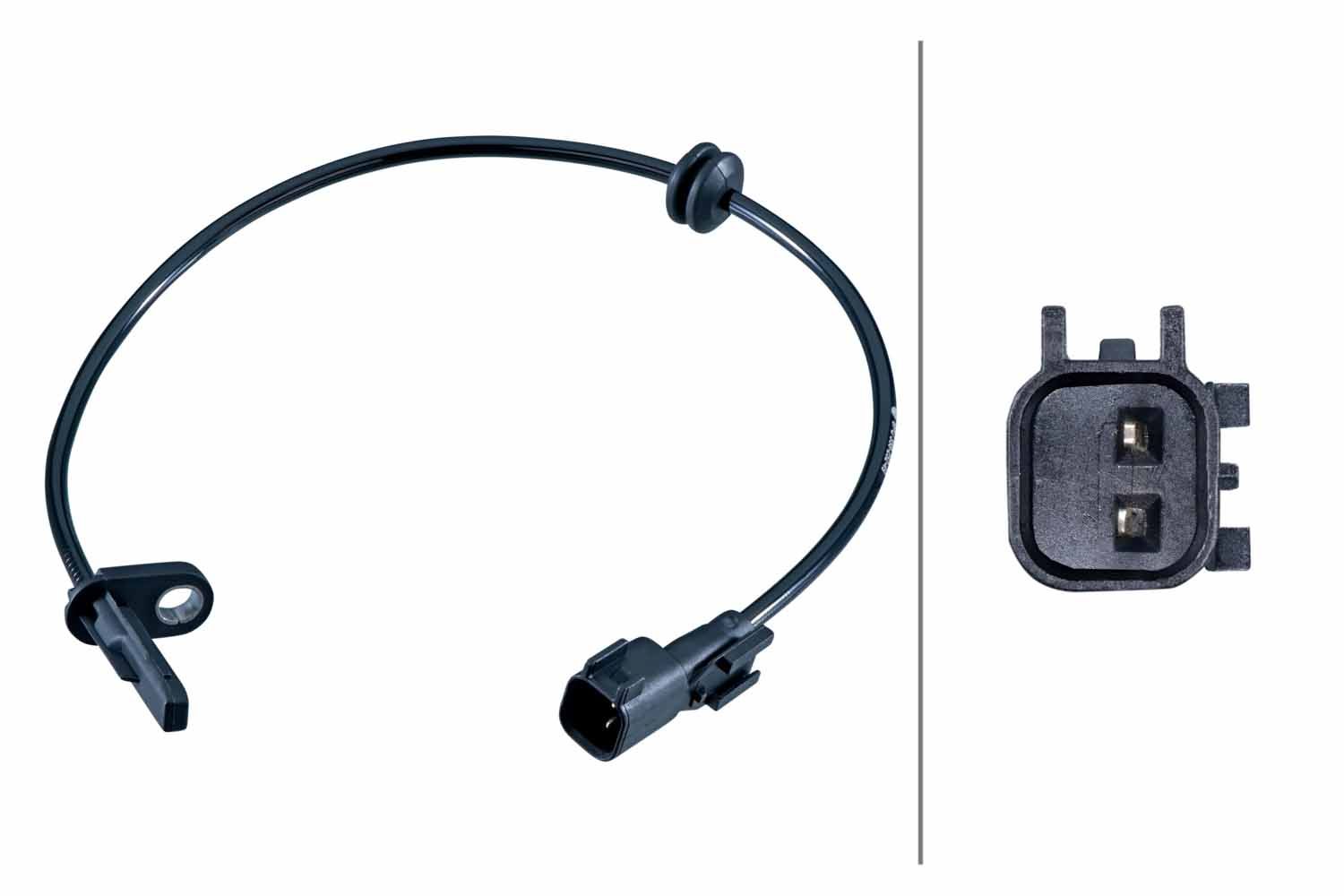 Czujnik, prędkość obrotowa koła HELLA 6PU358252-491