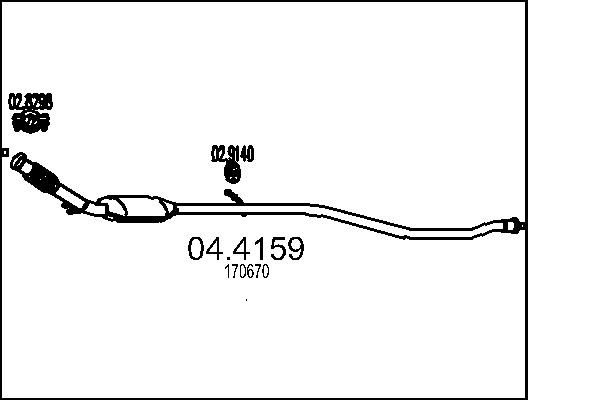 Katalizator MTS 04.4159