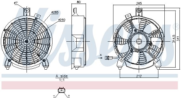 Ventilateur, refroidissement du moteur