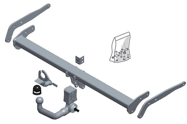 Zestaw zaczepu przyczepy BRINK 676700