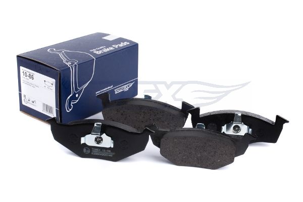 Levně Sada brzdových destiček, kotoučová brzda TOMEX Brakes 10-86