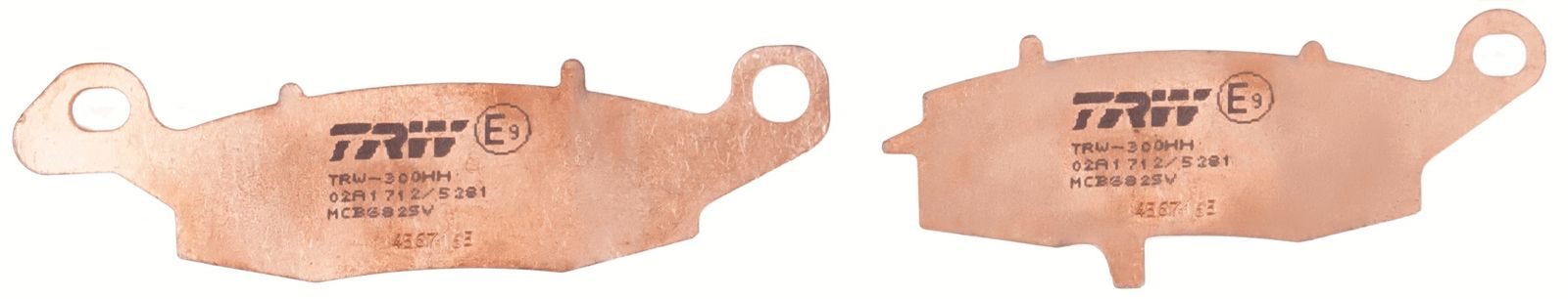 set placute frana,frana disc TRW Sinter Street MCB682SV