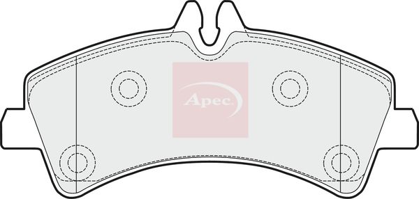 Apec - Rear Brake Pad Set
